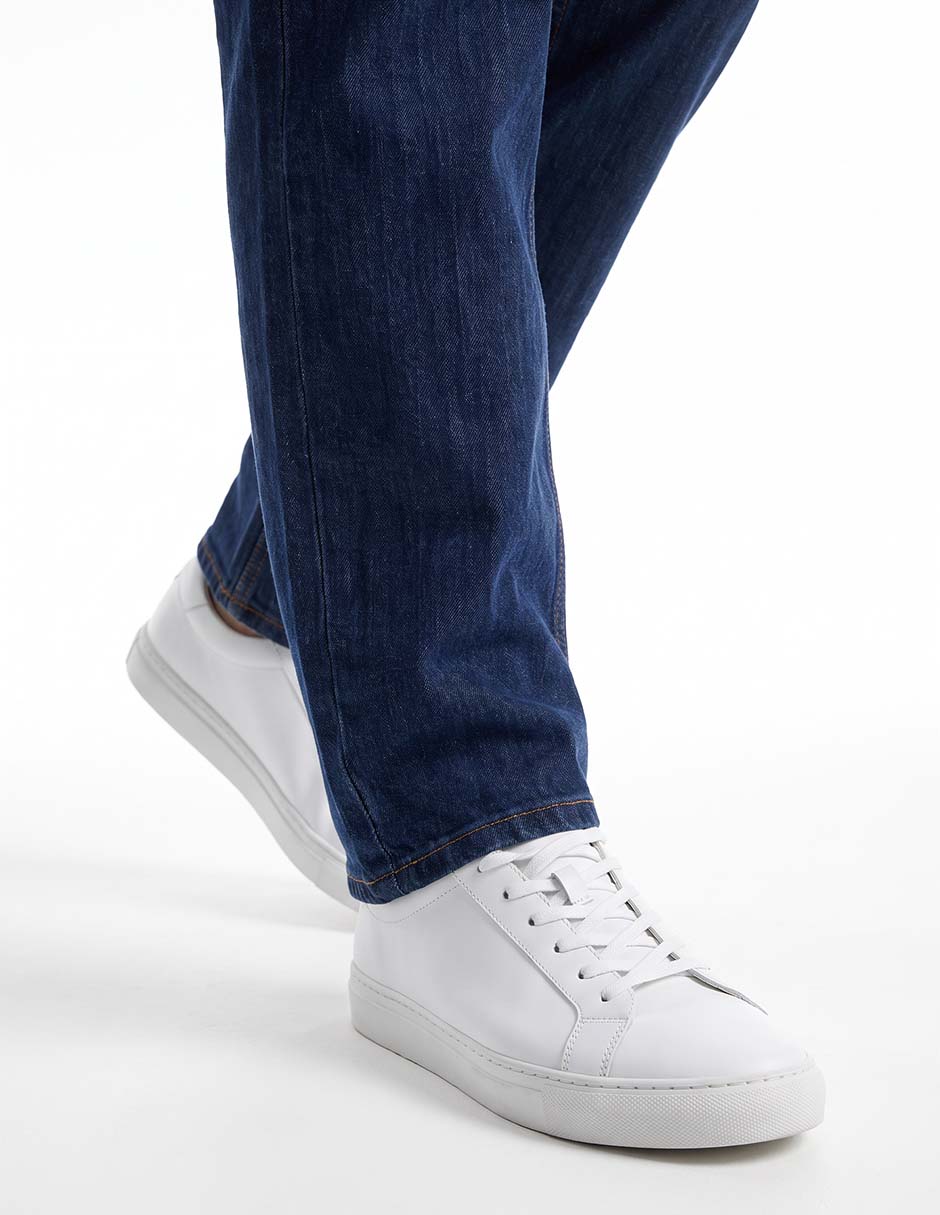 Jeans slim lavado obscuro para hombre 3