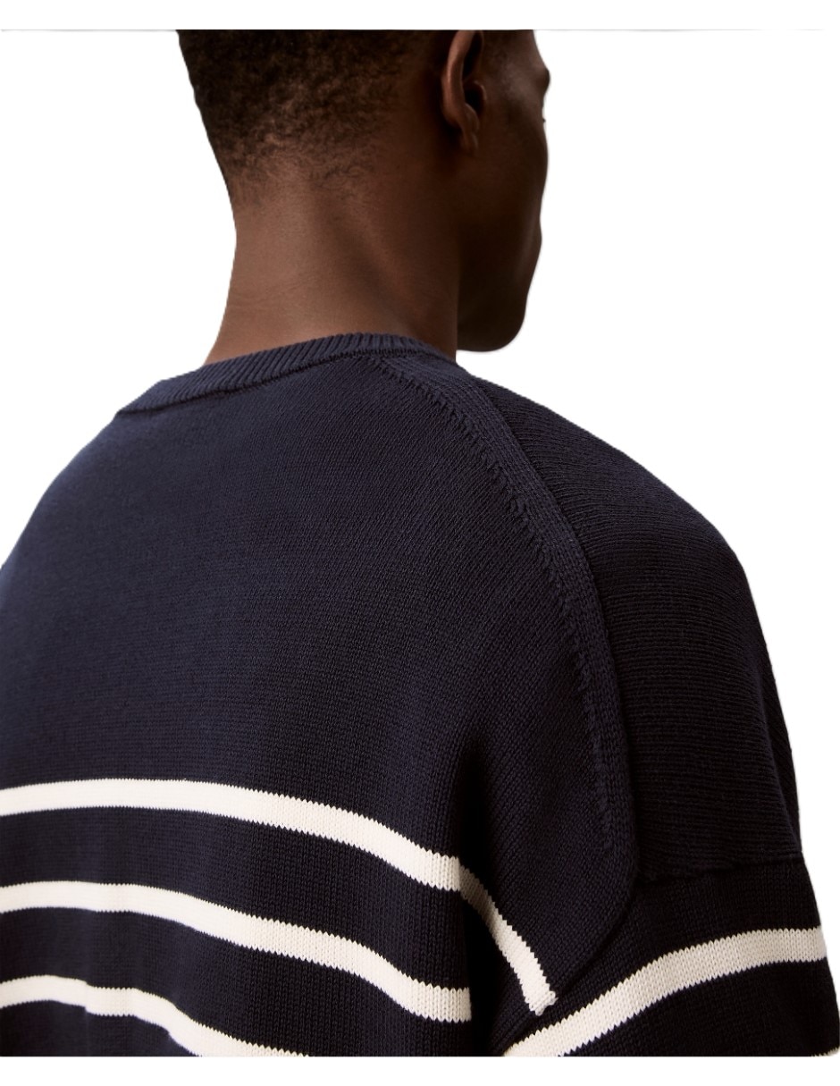 Suéter calvin klein cuello redondo para hombre 4
