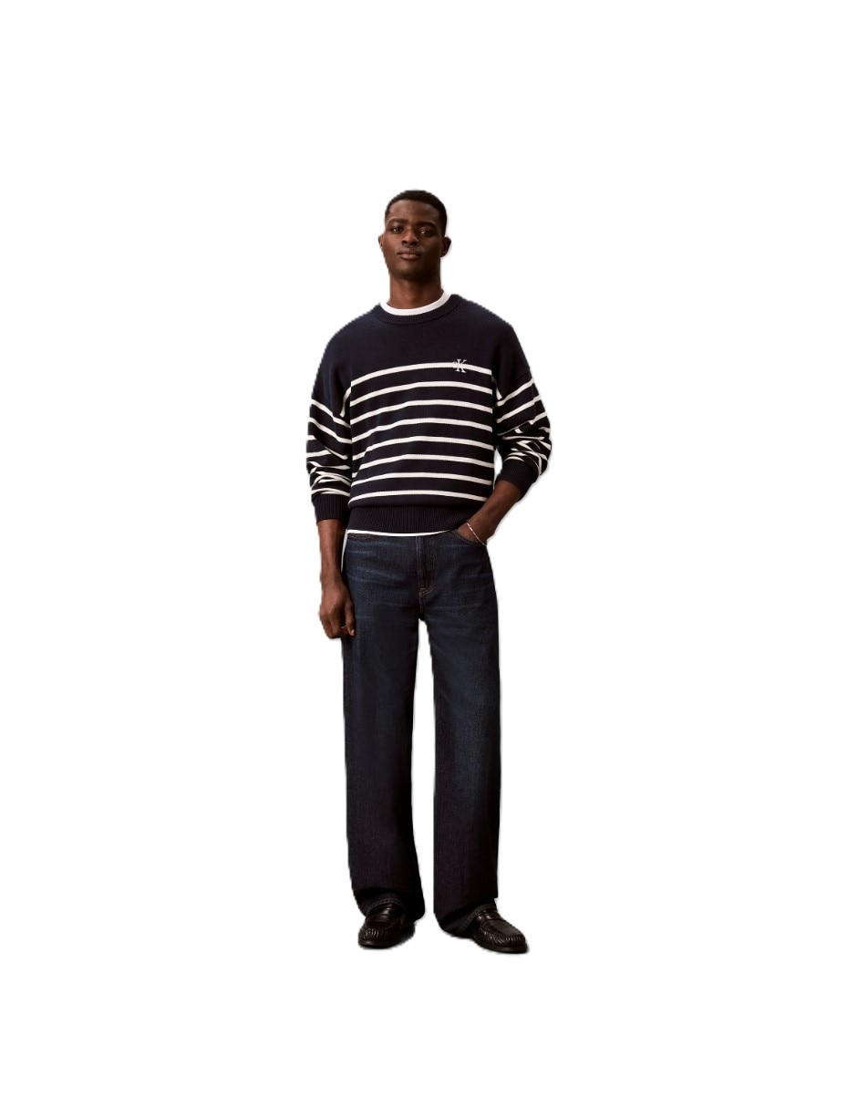 Suéter calvin klein cuello redondo para hombre 5