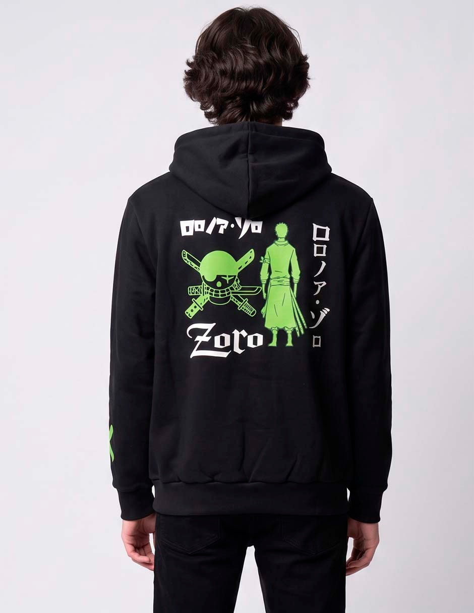 Sudadera zoro one piece para hombre 4