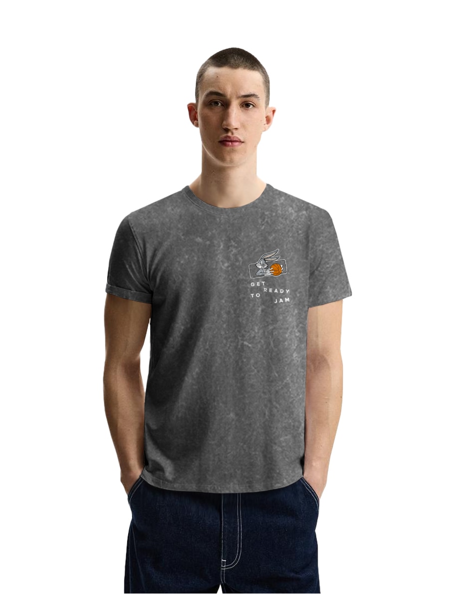 Playera cuello redondo para hombre