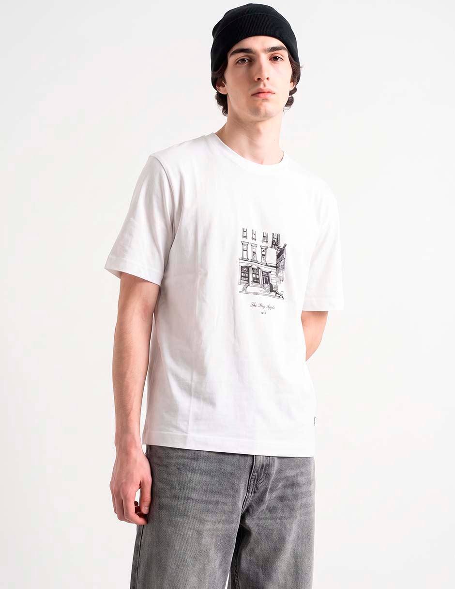 Playera cuello redondo para hombre