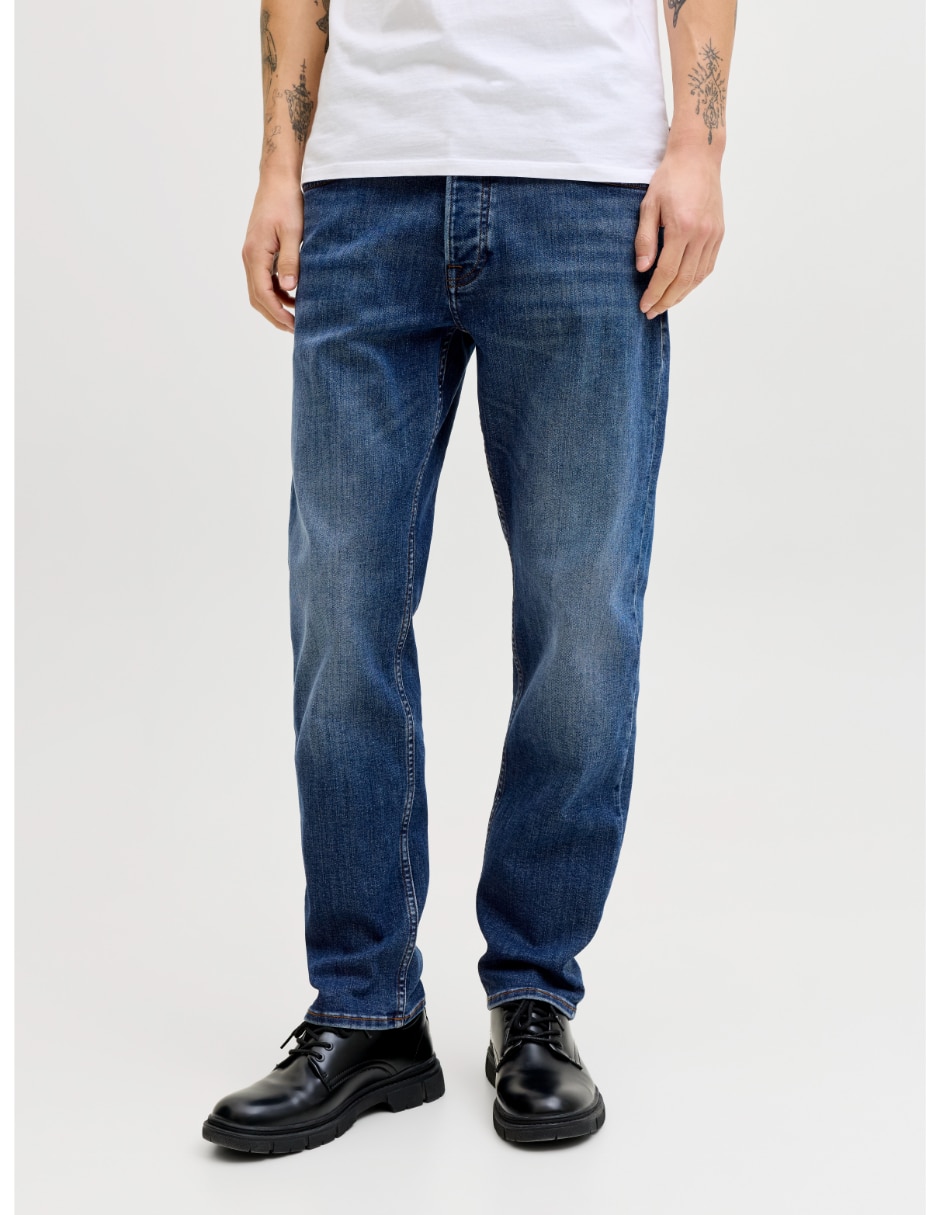 Jeans straight lavado medio para hombre Jeans straight lavado medio para hombre