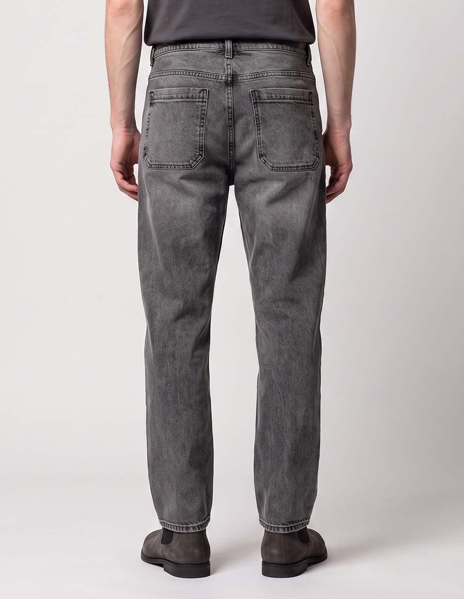 jeans baggy lavado medio para hombre 2