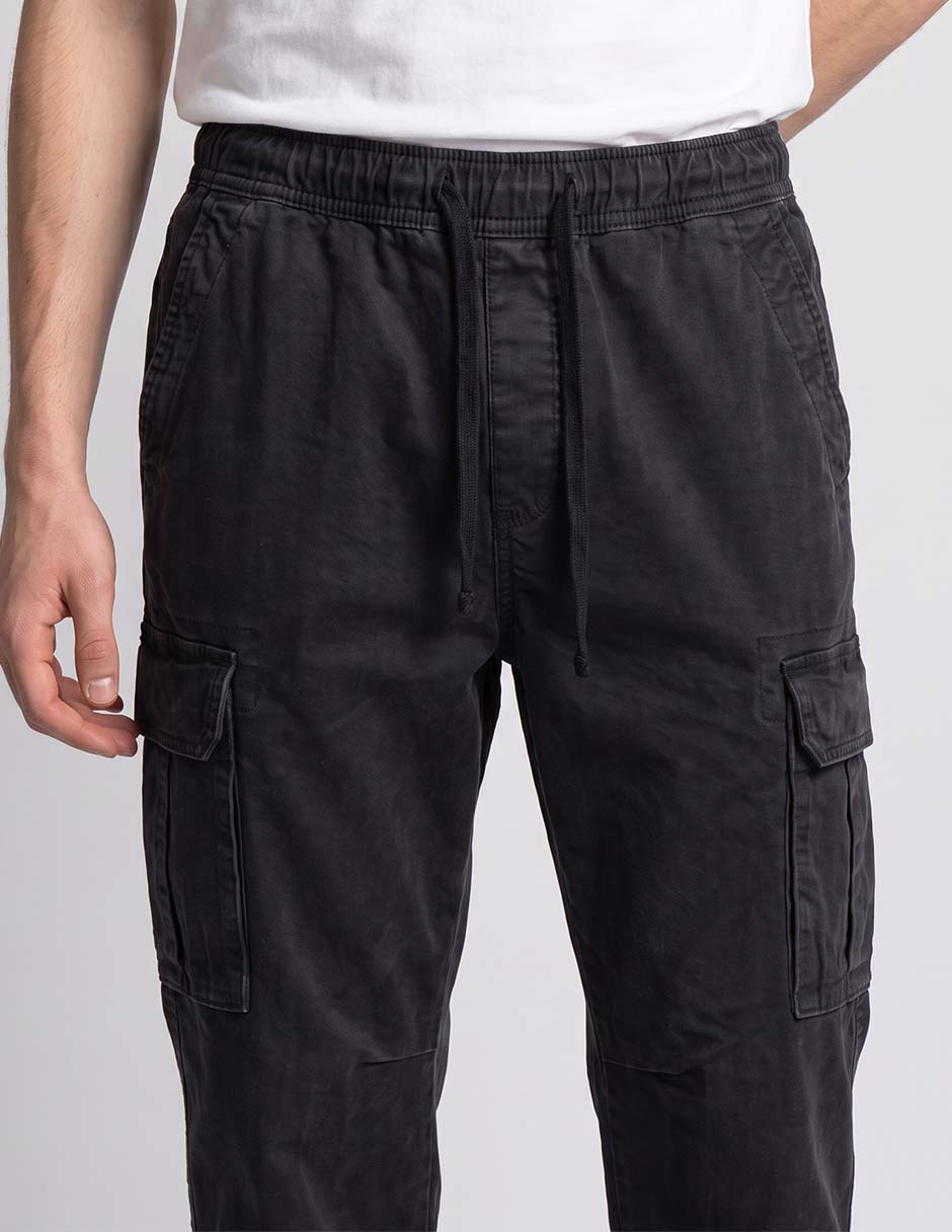 Pantalón cargo straight de algodón para hombre 4