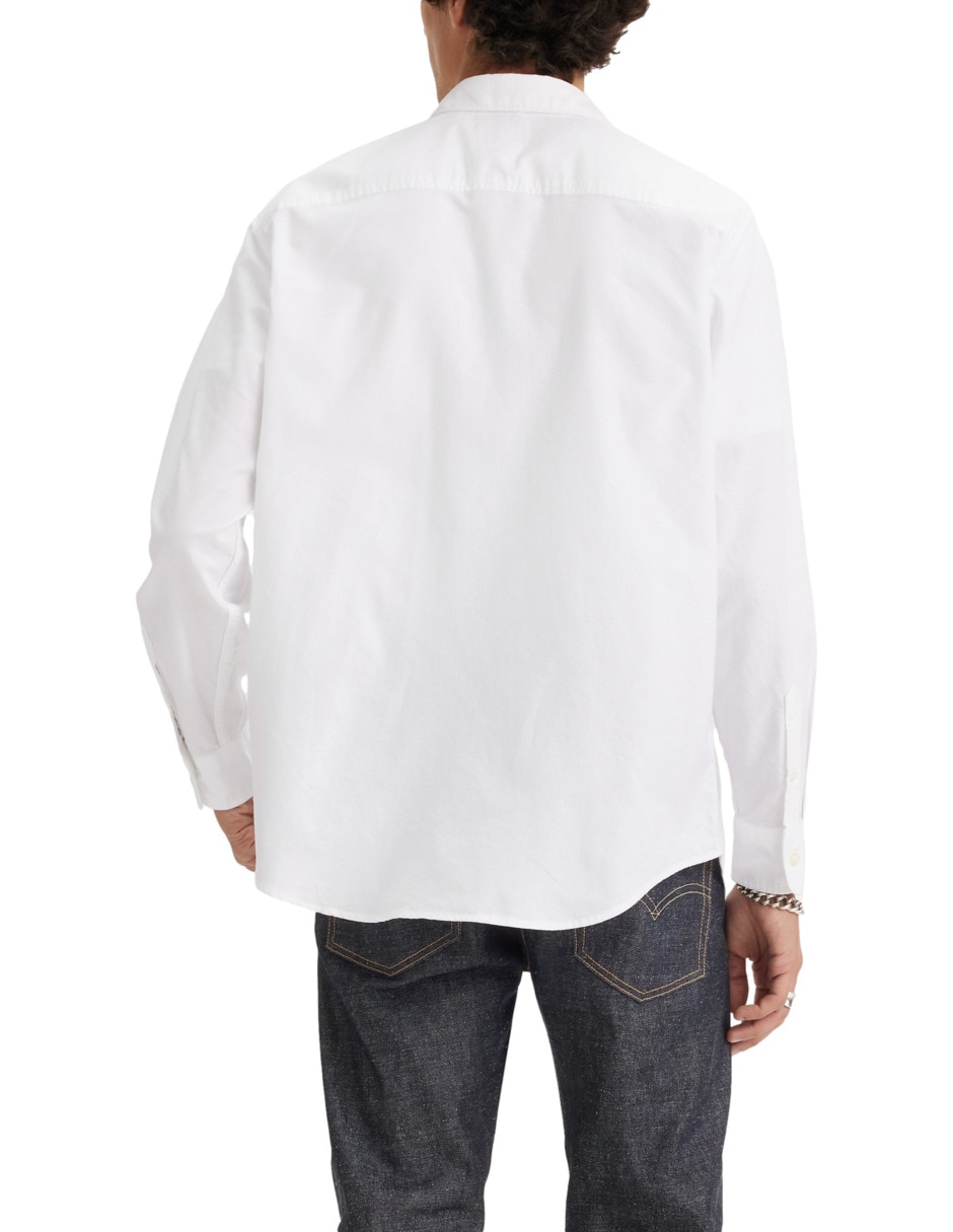 Sobrecamisa de algodón manga larga para hombre 3