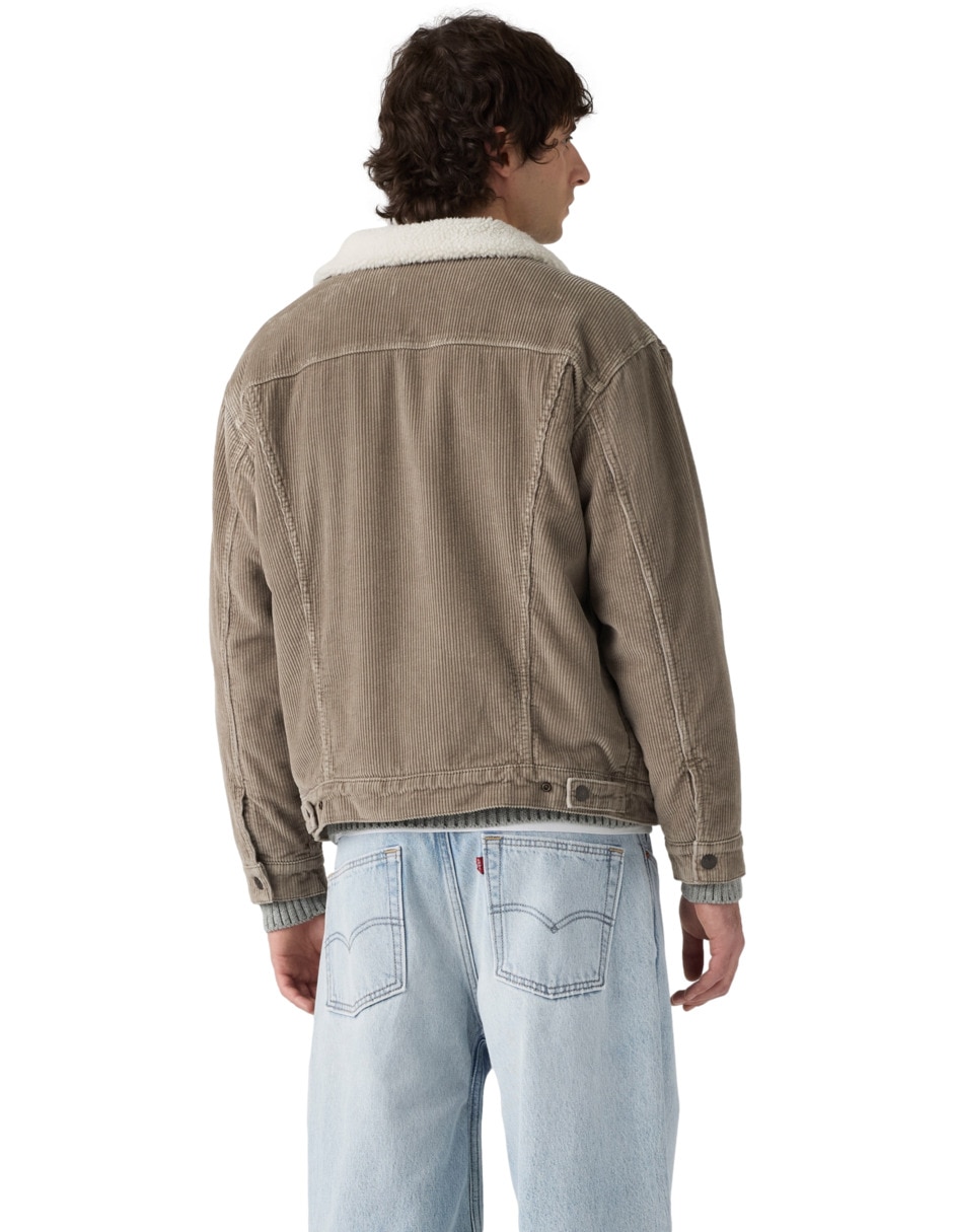 Chamarra denim de algodón para hombre 4