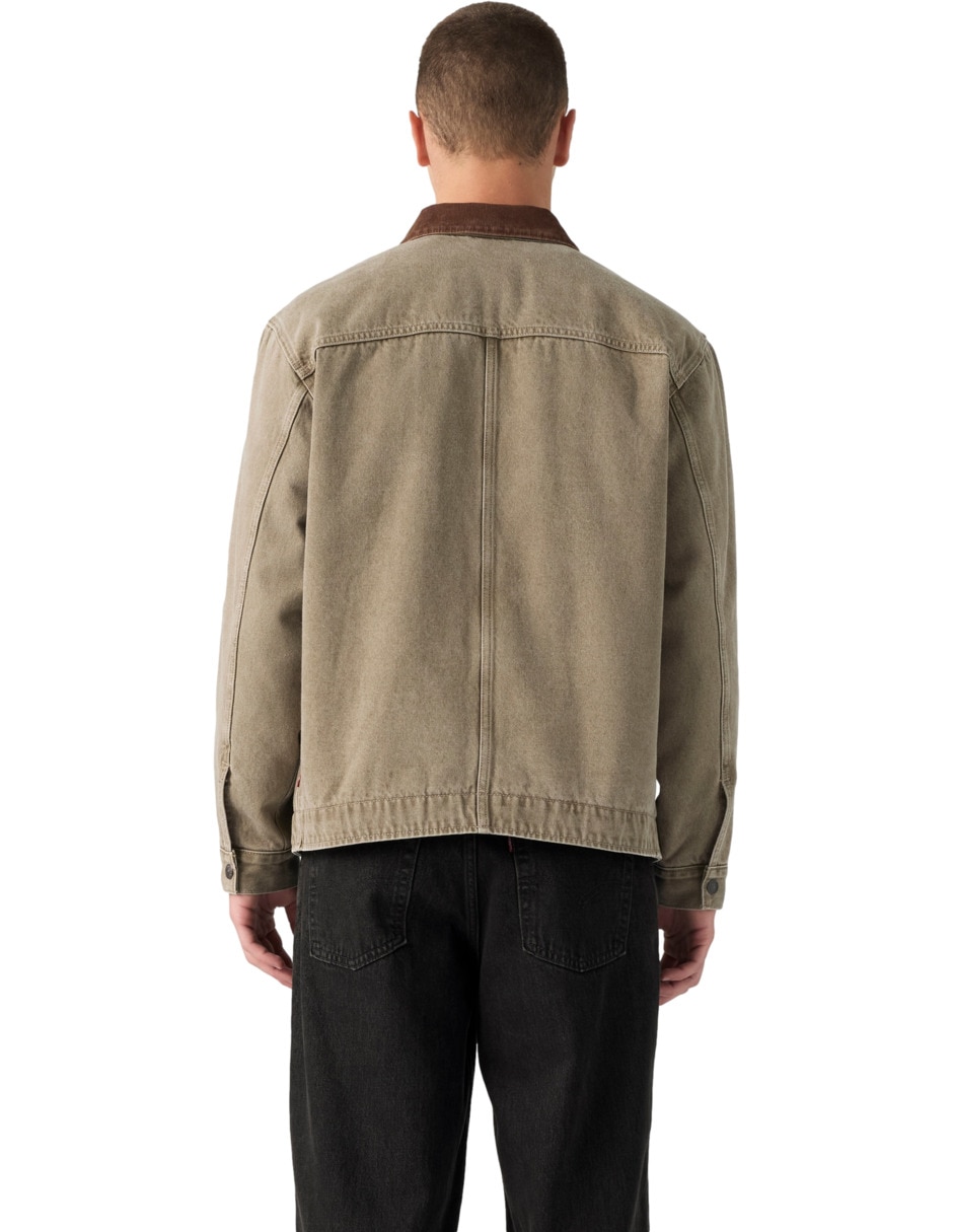 Chamarra denim de algodón para hombre 5