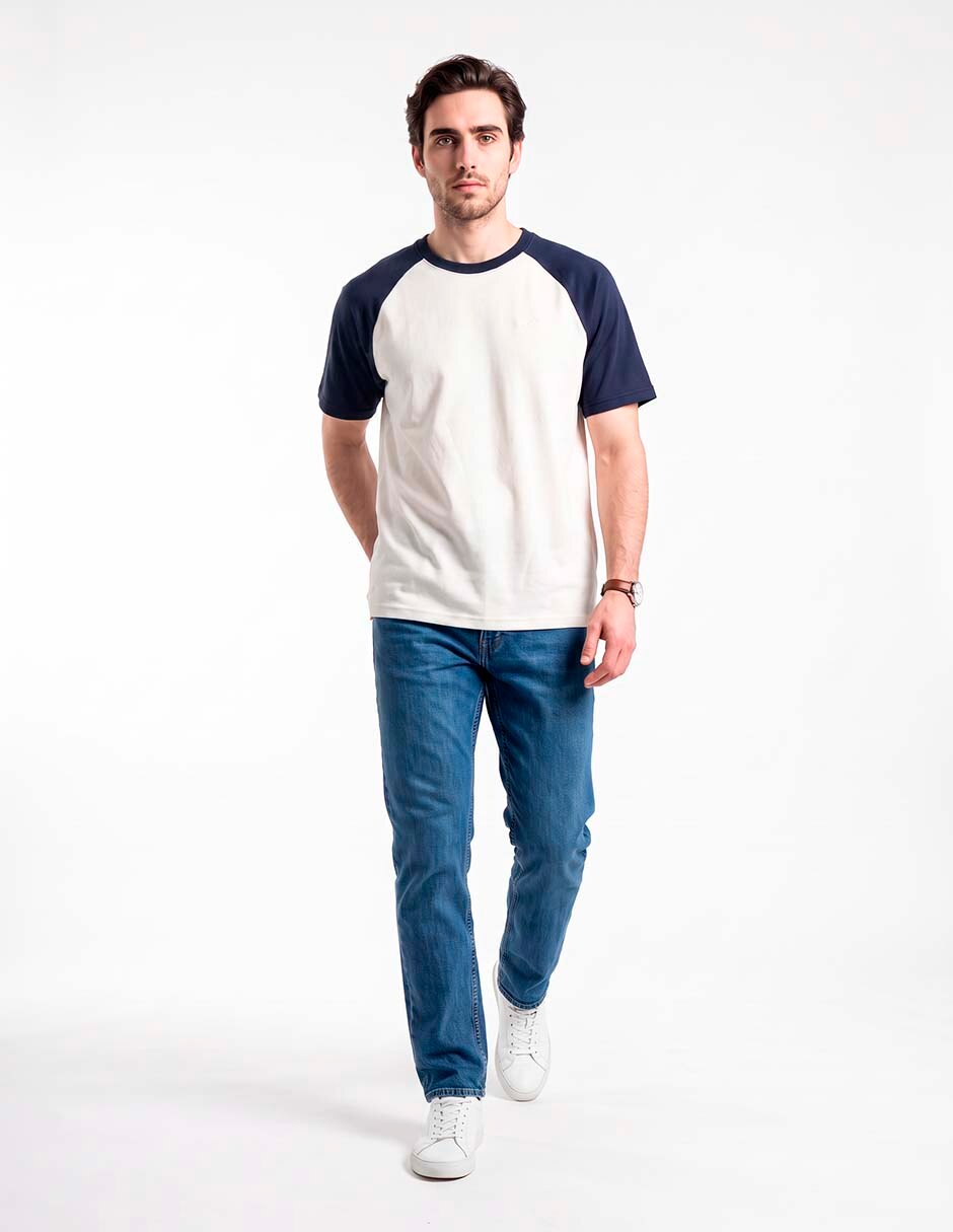 Set playera/playera cuello redondo para hombre