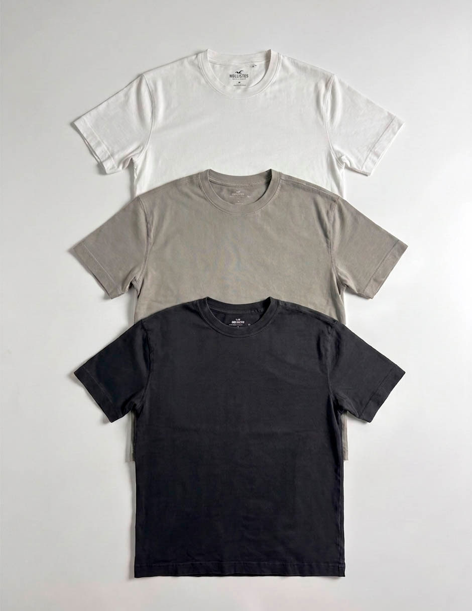 Playera cuello redondo para hombre 2