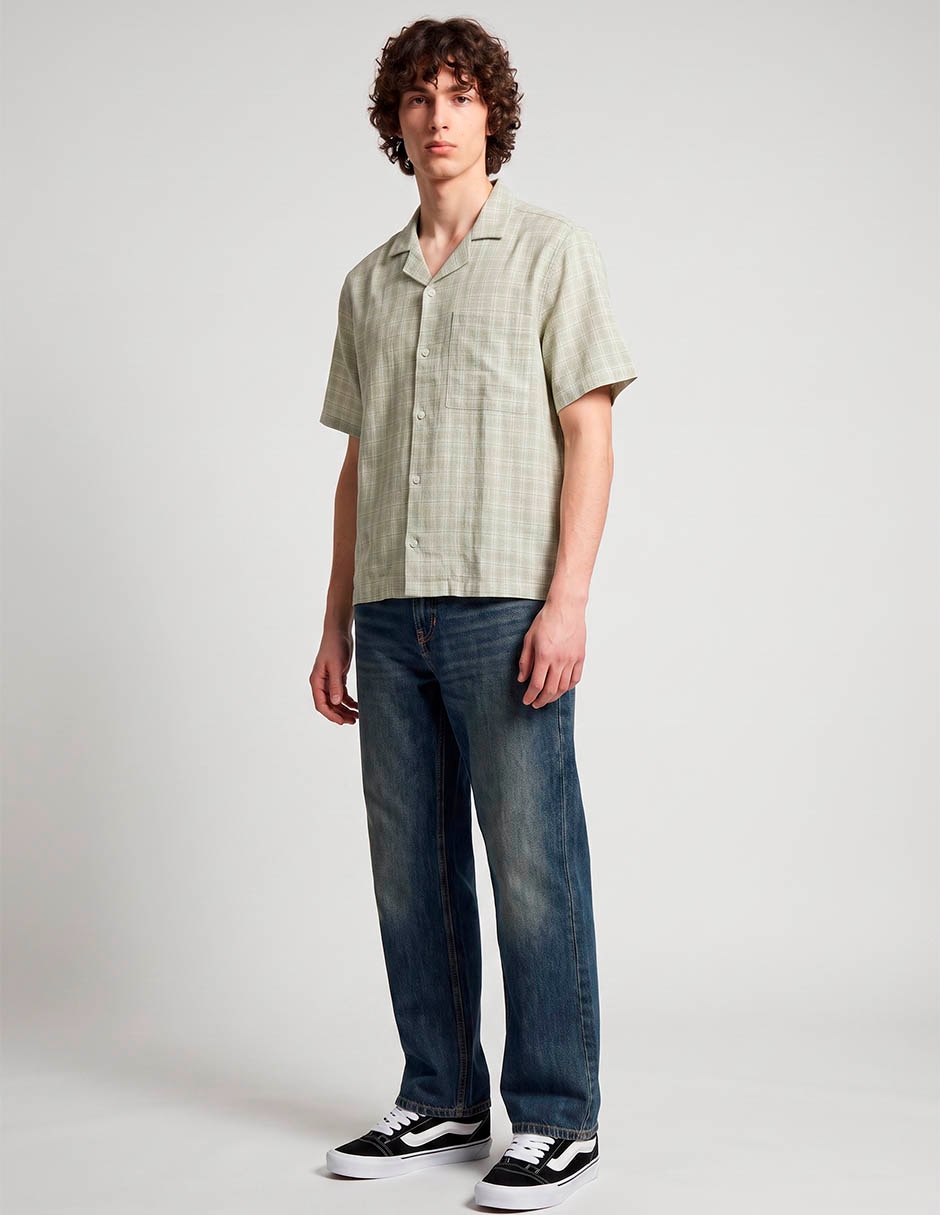 Camisa casual de algodón manga corta para hombre 3