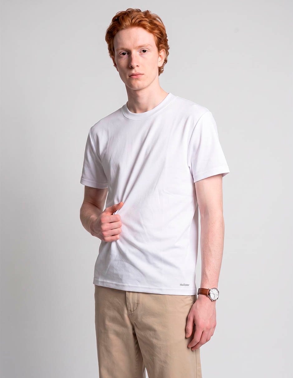 Set playera cuello redondo para hombre Set playera cuello redondo para hombre