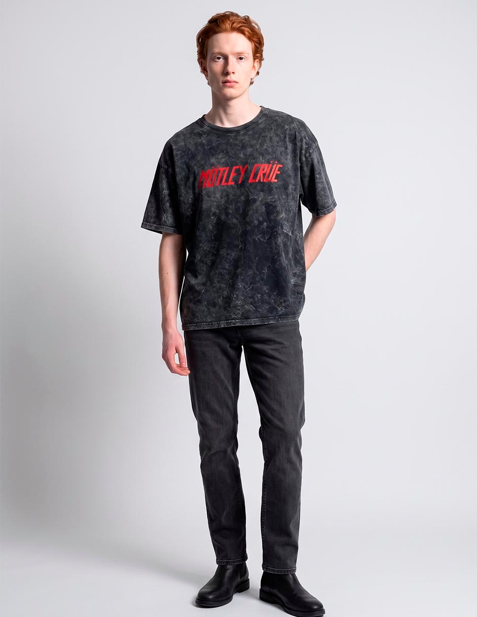 Playera mötley crüe cuello redondo para hombre Playera mötley crüe cuello redondo para hombre