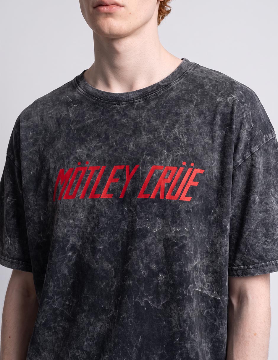 Playera mötley crüe cuello redondo para hombre 2