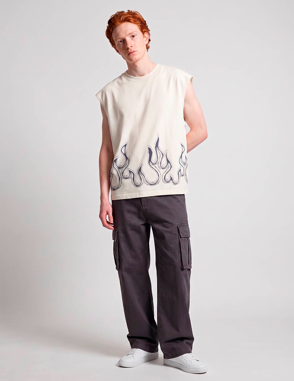 Playera cuello redondo para hombre