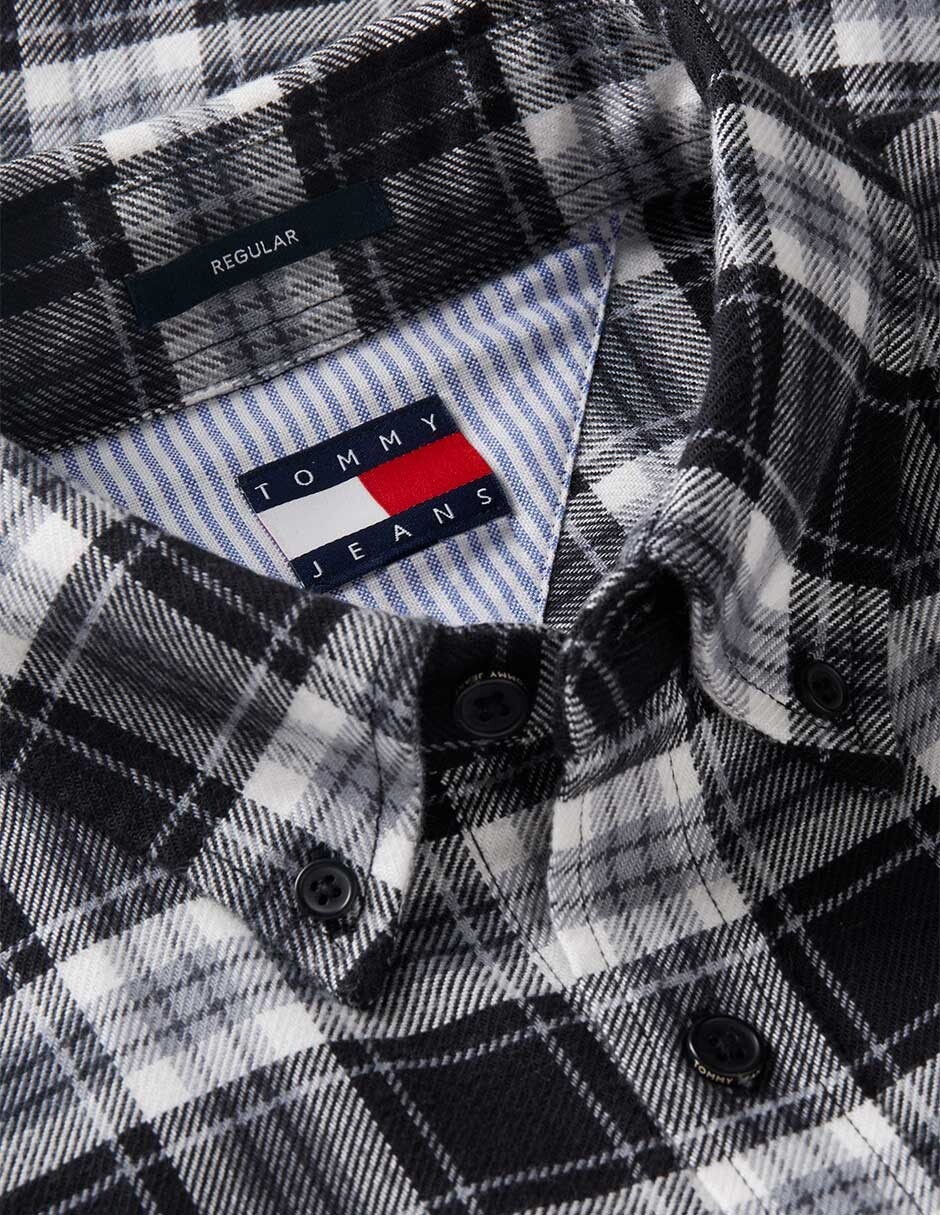 Camisa casual de algodón manga larga para hombre 3