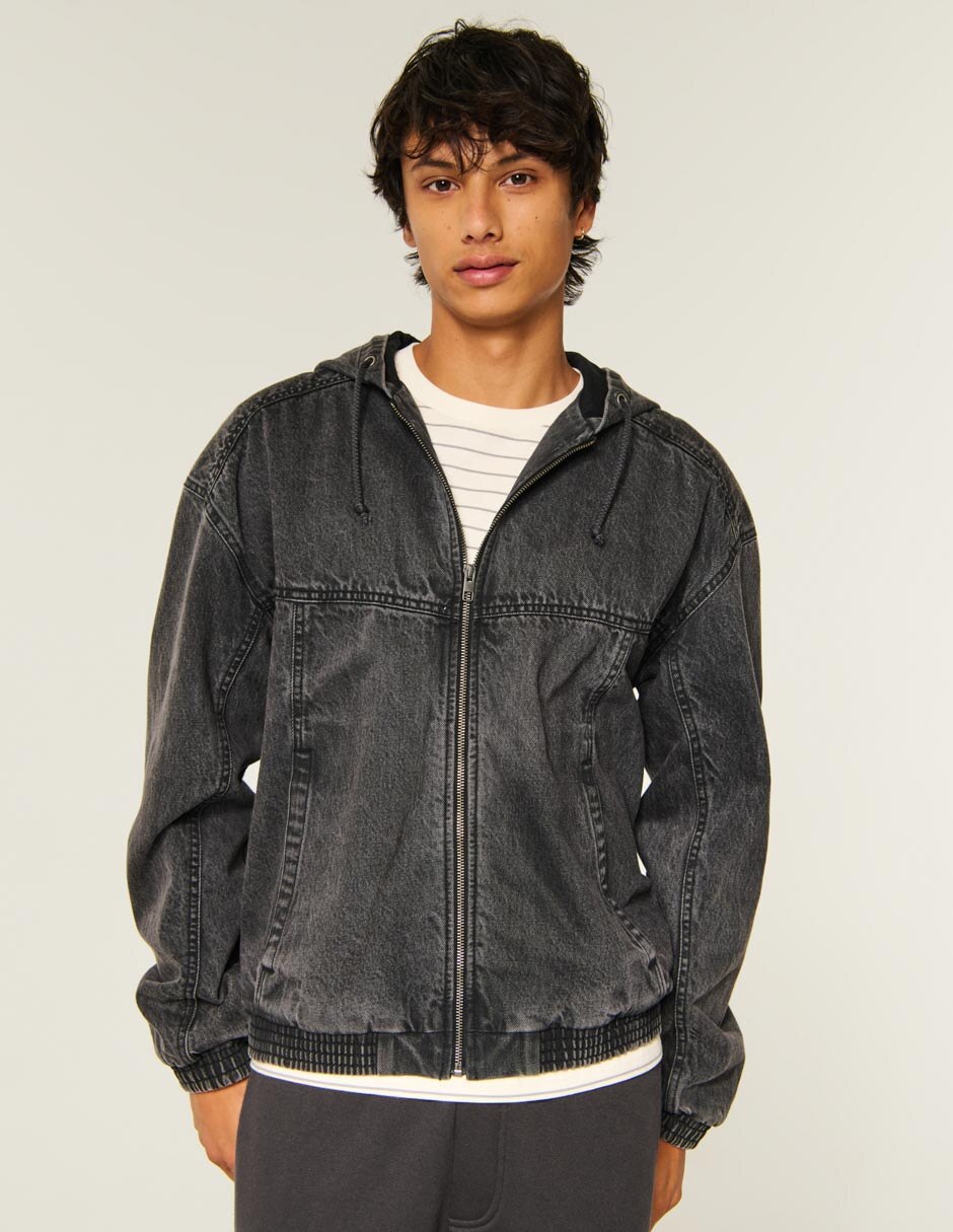 Chamarra casual con capucha para hombre 5
