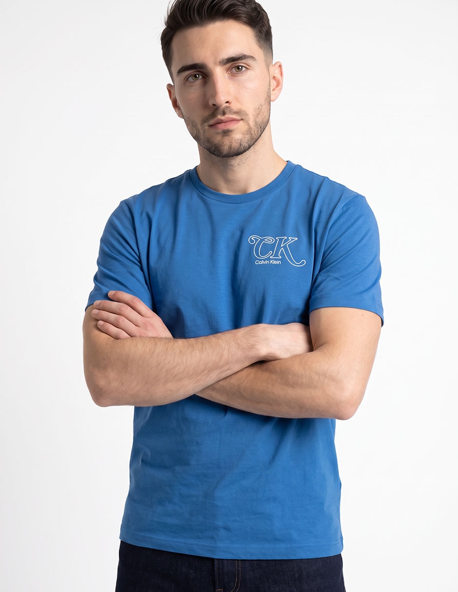Playera cuello redondo para hombre 2