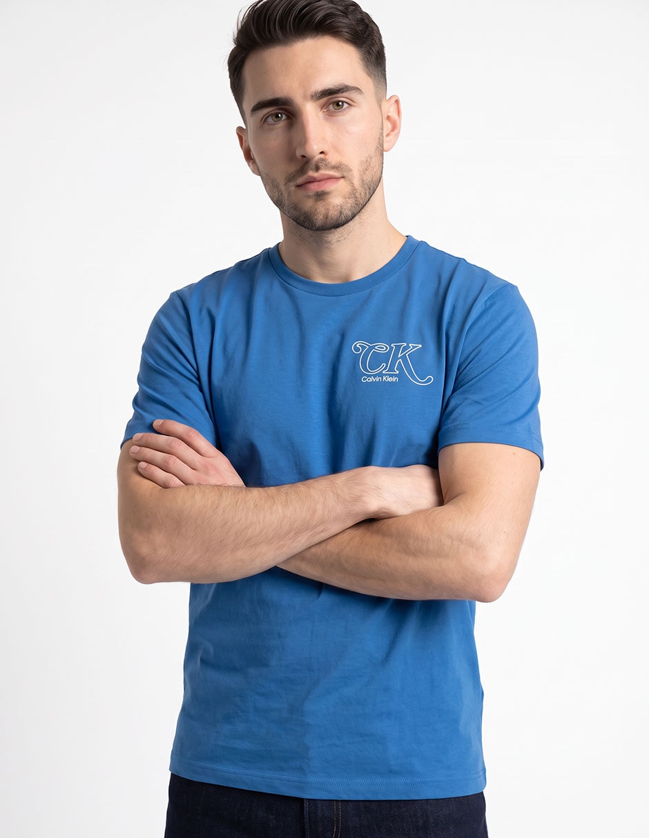 Playera cuello redondo para hombre 2