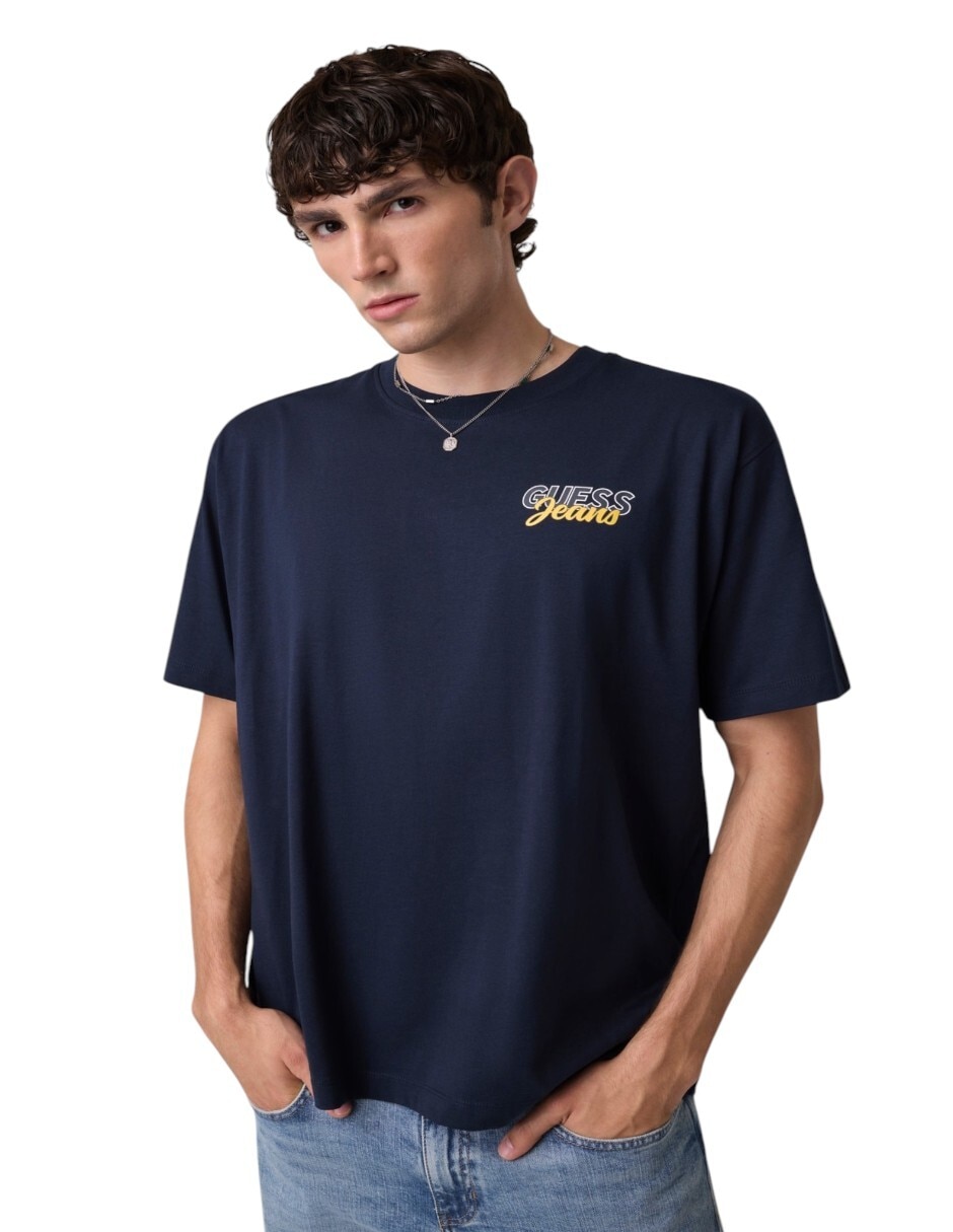 Playera cuello redondo para hombre