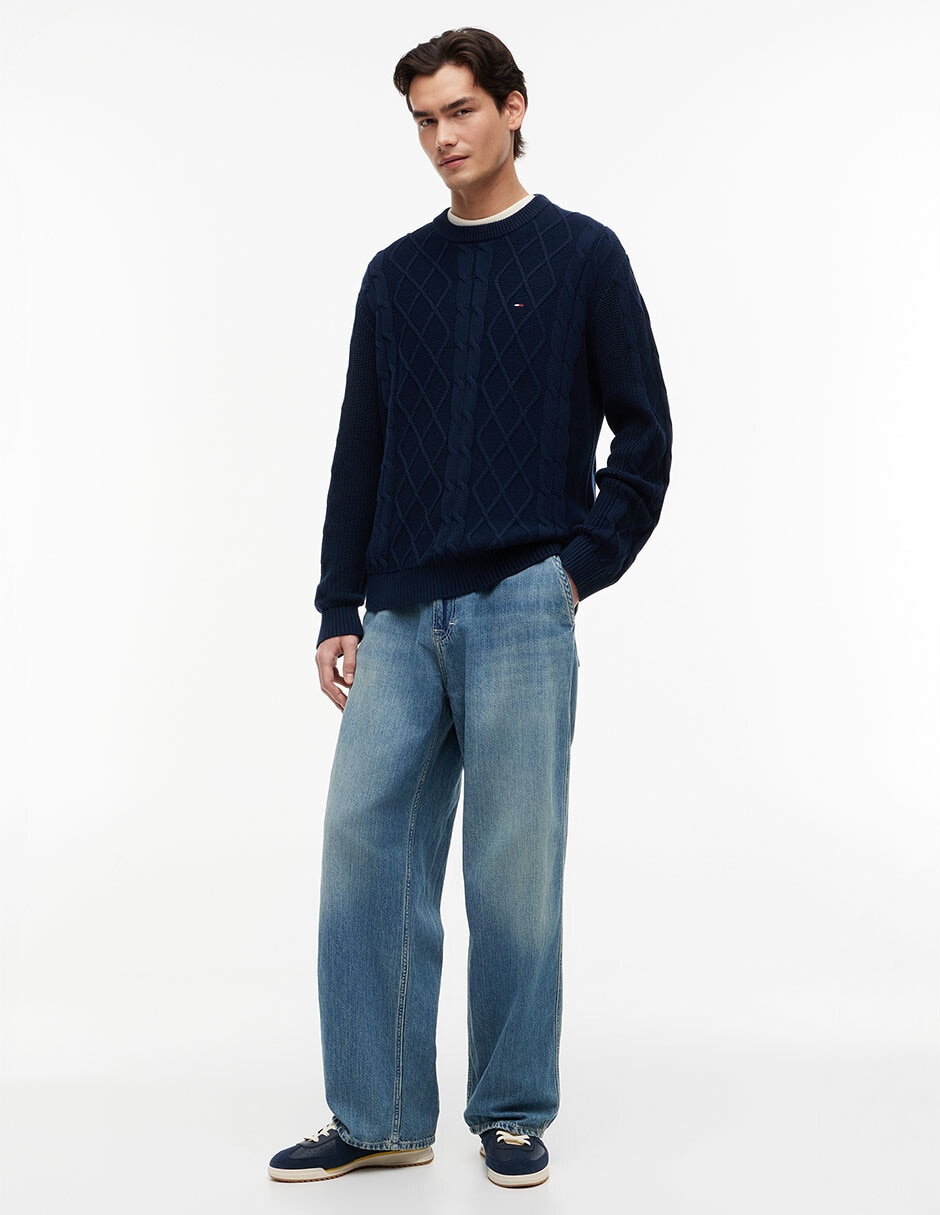Suéter cuello redondo para hombre 4