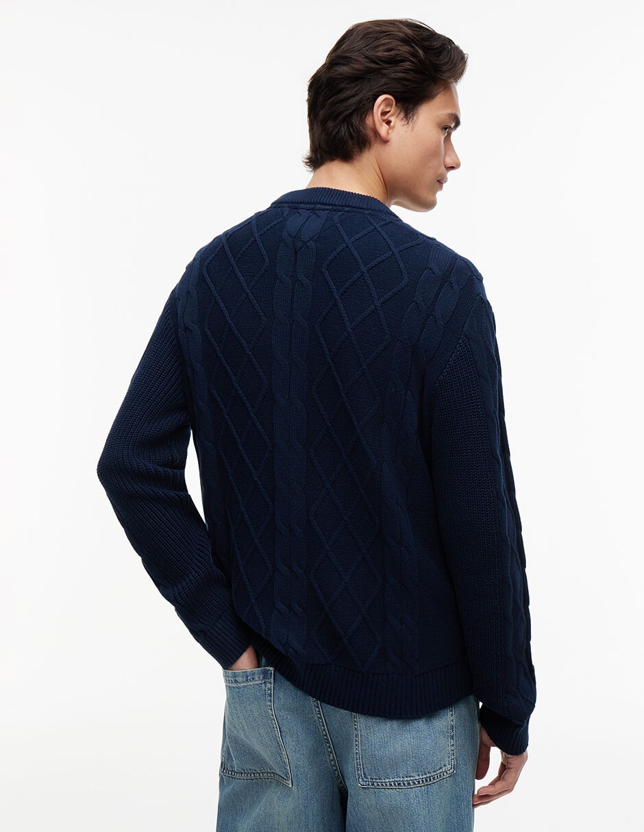 Suéter cuello redondo para hombre 3
