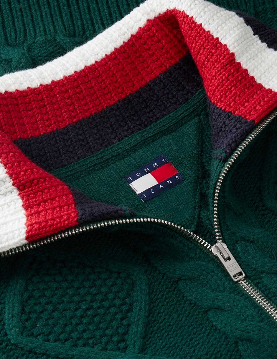 Suéter cuello con cierre para hombre 3