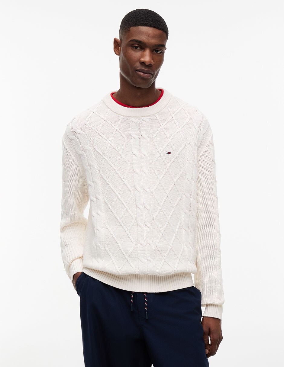 Suéter cuello redondo para hombre Suéter cuello redondo para hombre