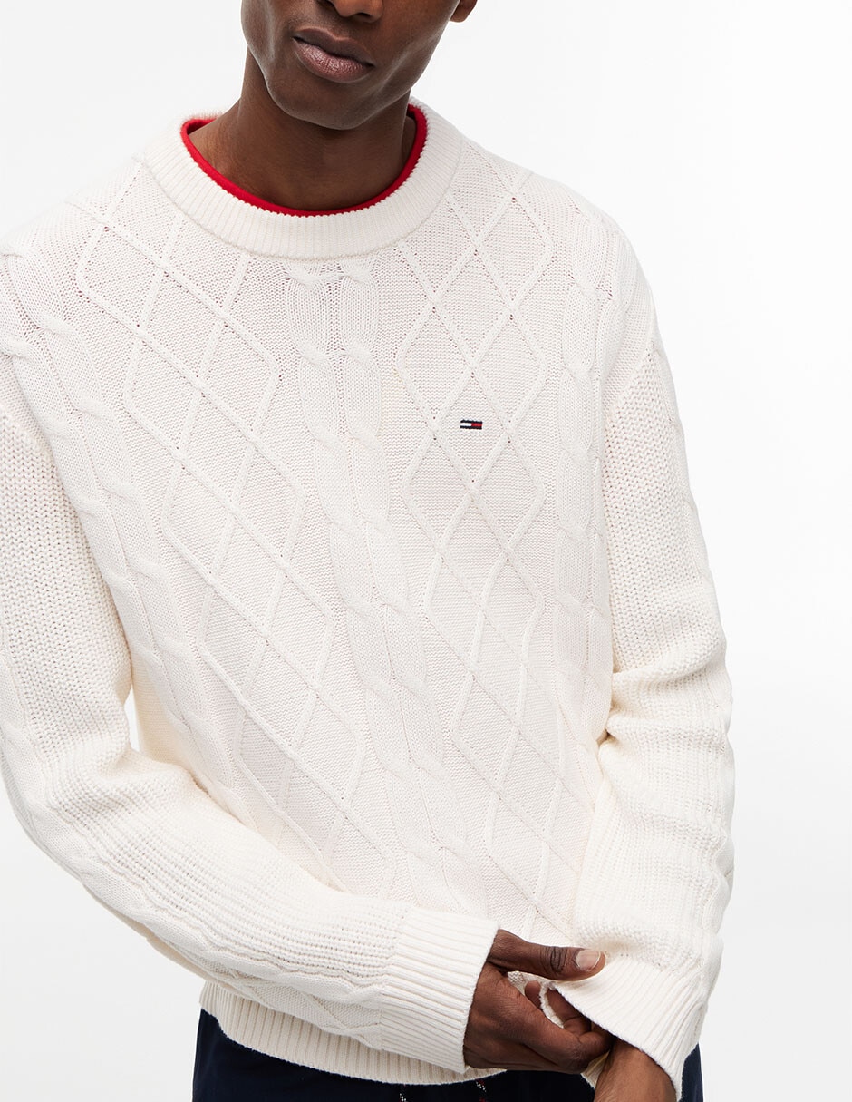 Suéter cuello redondo para hombre 4