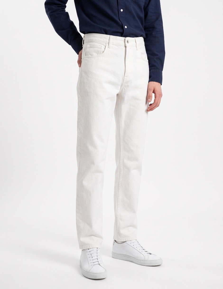 Jeans recto lavado rinse para hombre Jeans recto lavado rinse para hombre