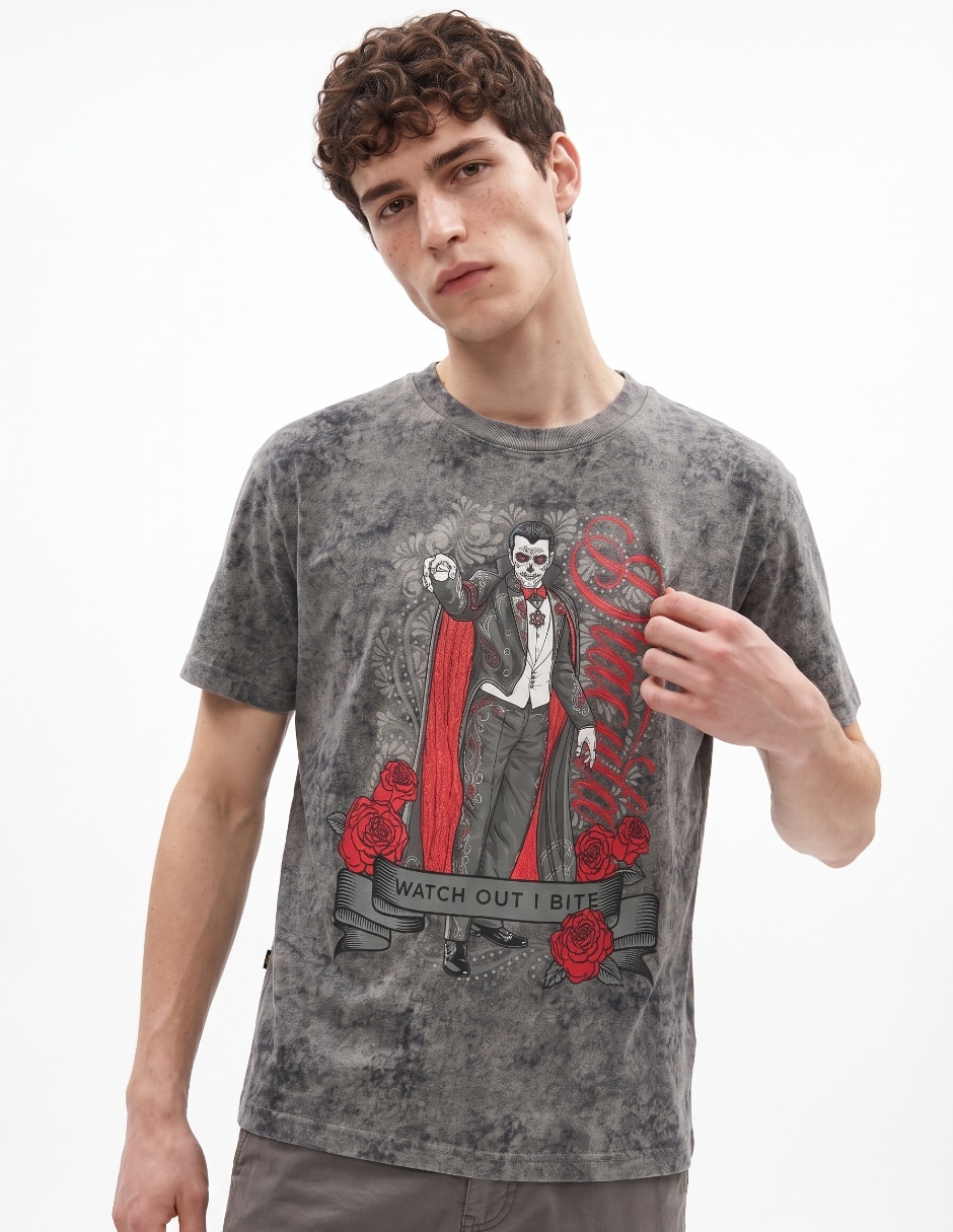 Playera Monsters cuello redondo para hombre Playera Monsters cuello redondo para hombre