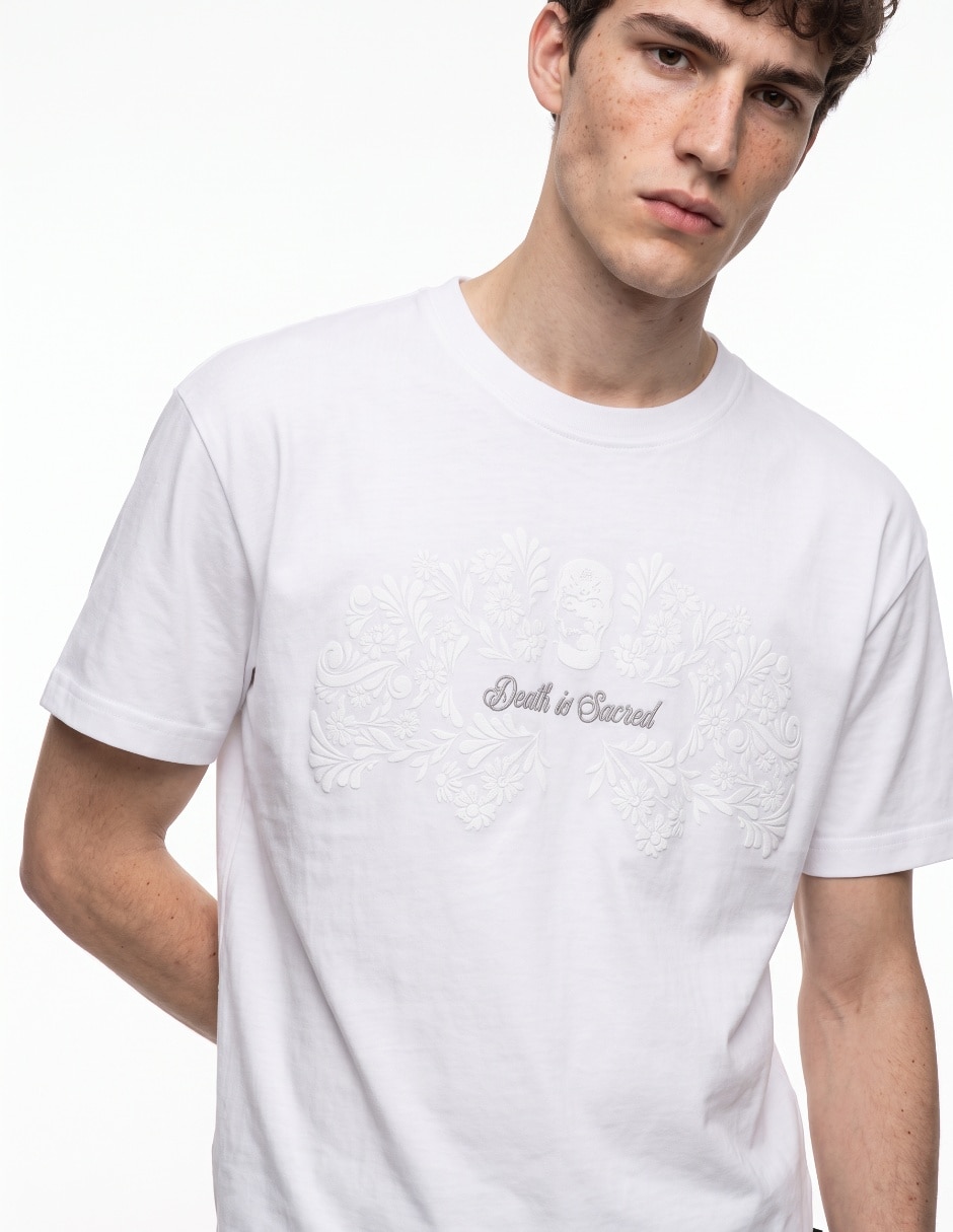 Playera cuello redondo para hombre 4