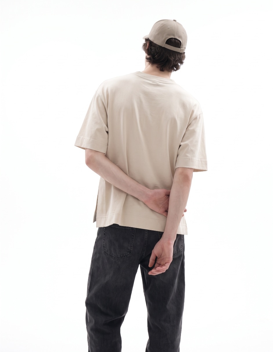 Playera cuello redondo para hombre 2