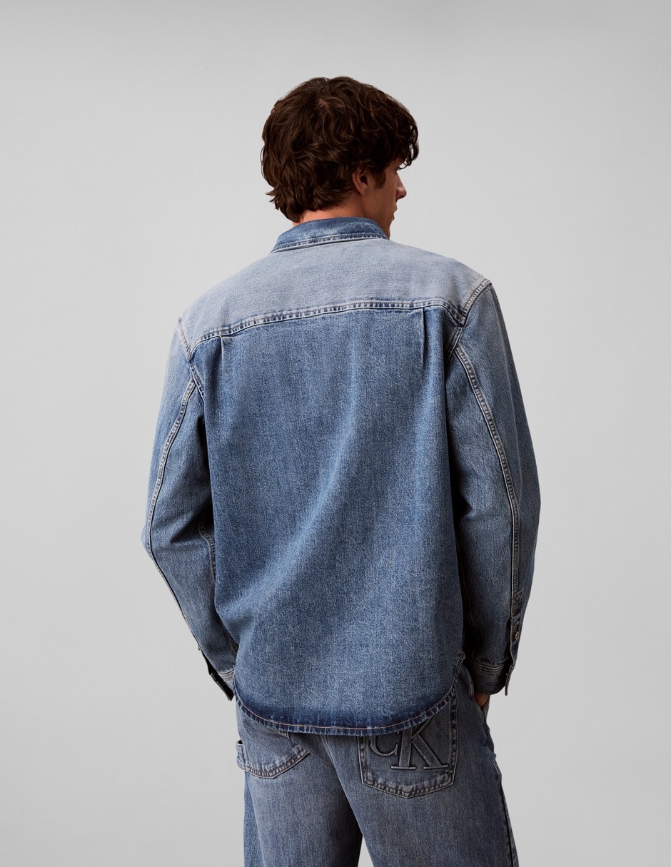 Camisa casual de algodón manga larga para hombre 2