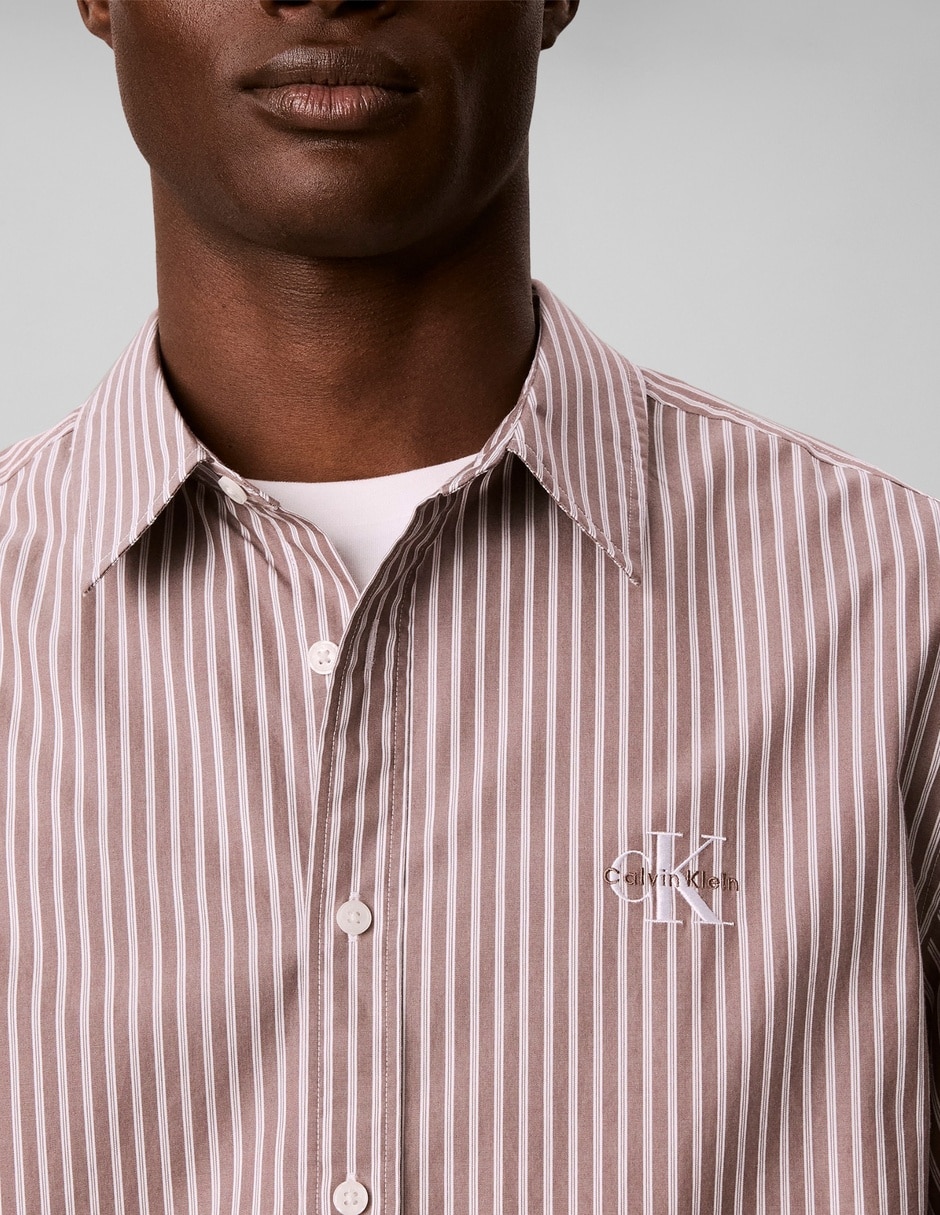 Camisa casual de algodón manga larga para hombre 5