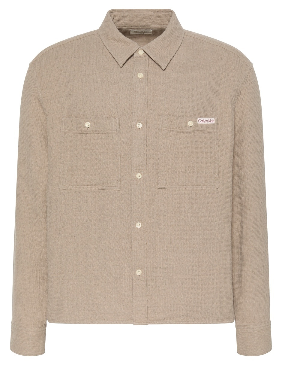 Camisa casual de algodón manga larga para hombre Camisa casual de algodón manga larga para hombre