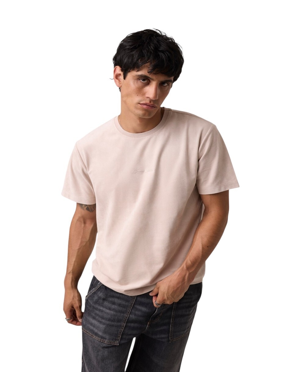 Playera cuello redondo para hombre