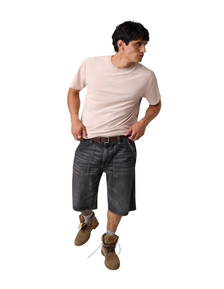 Playera cuello redondo para hombre