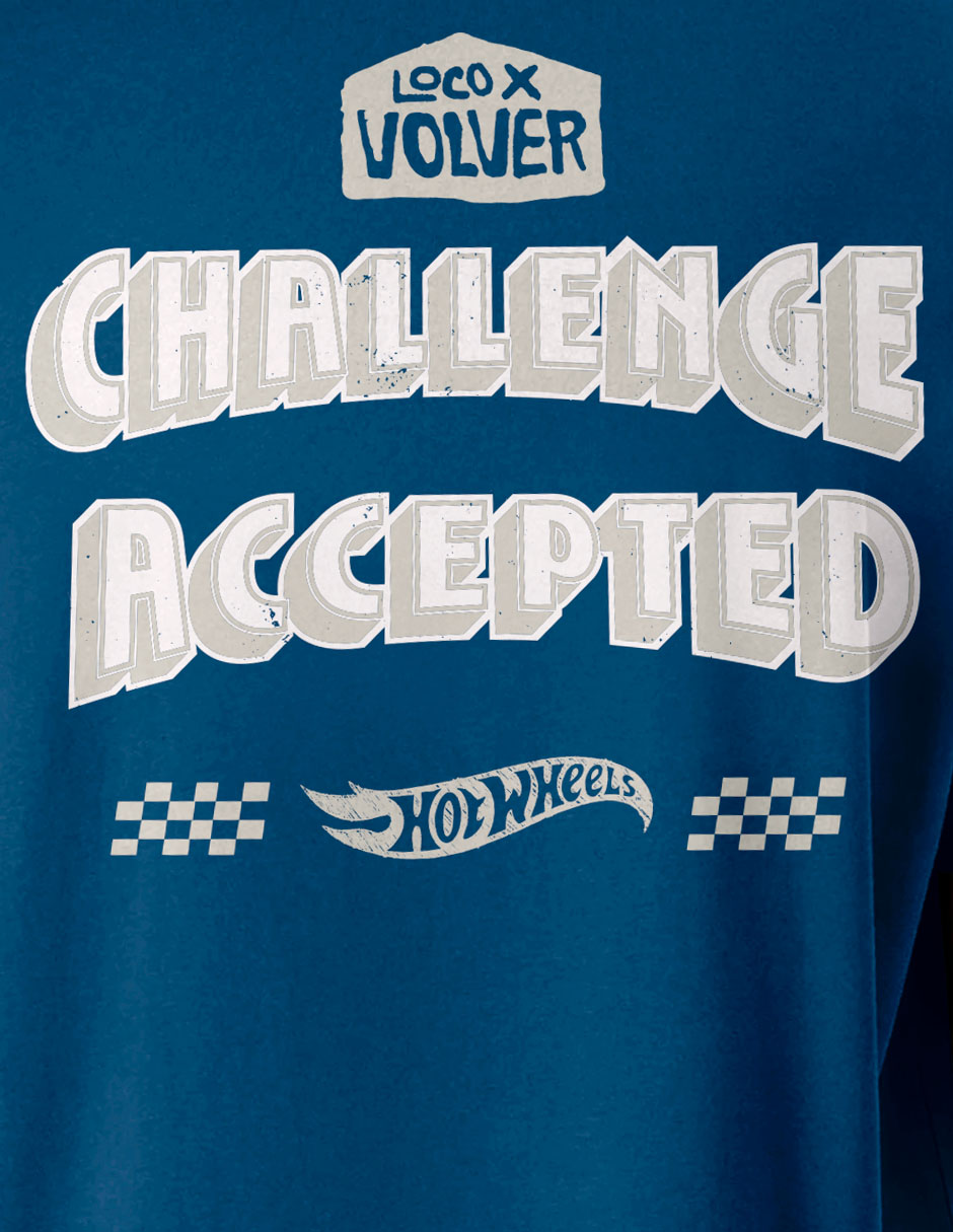 Playera hot wheels x maluma cuello redondo para hombre 3