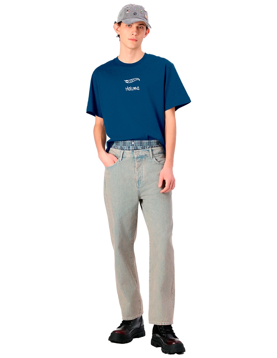 Playera hot wheels x maluma cuello redondo para hombre 5
