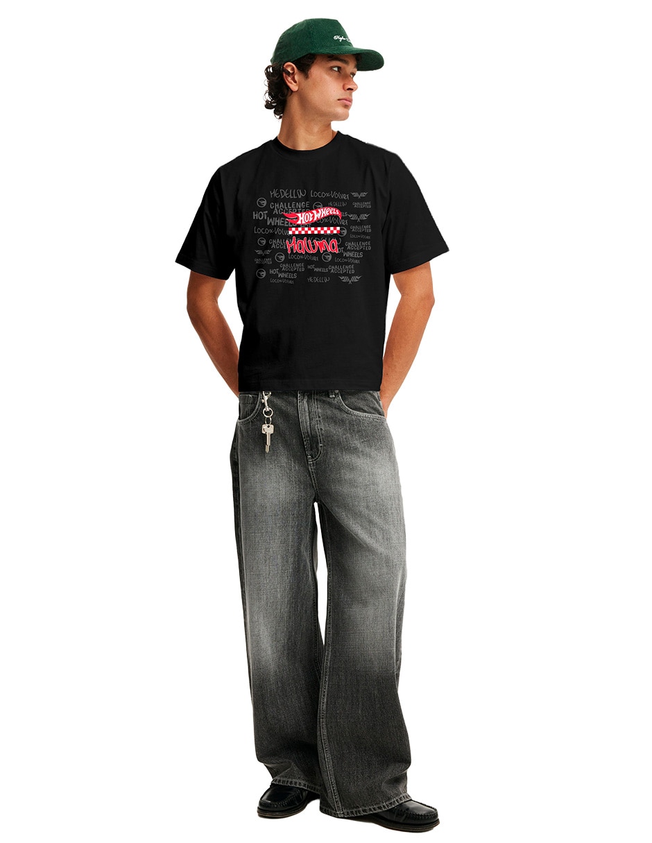 Playera Hotwheels X Maluma cuello redondo para hombre 2