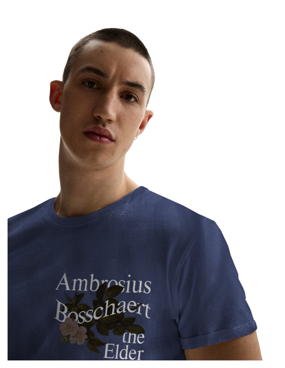 Playera colección caricatura cuello redondo para hombre 4