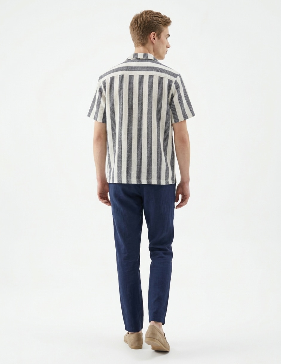Camisa casual manga corta para hombre 2