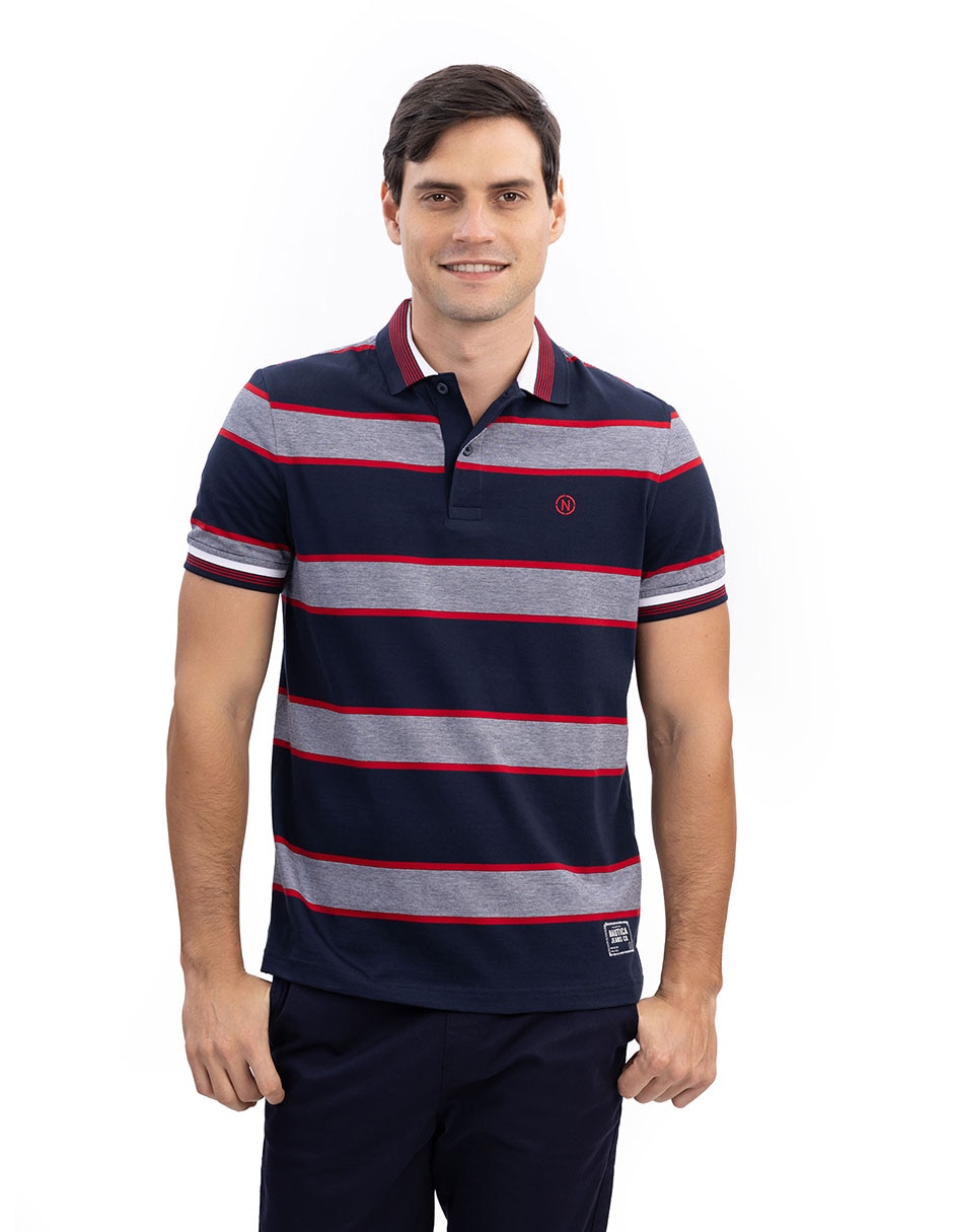 Playera cuello polo para hombre