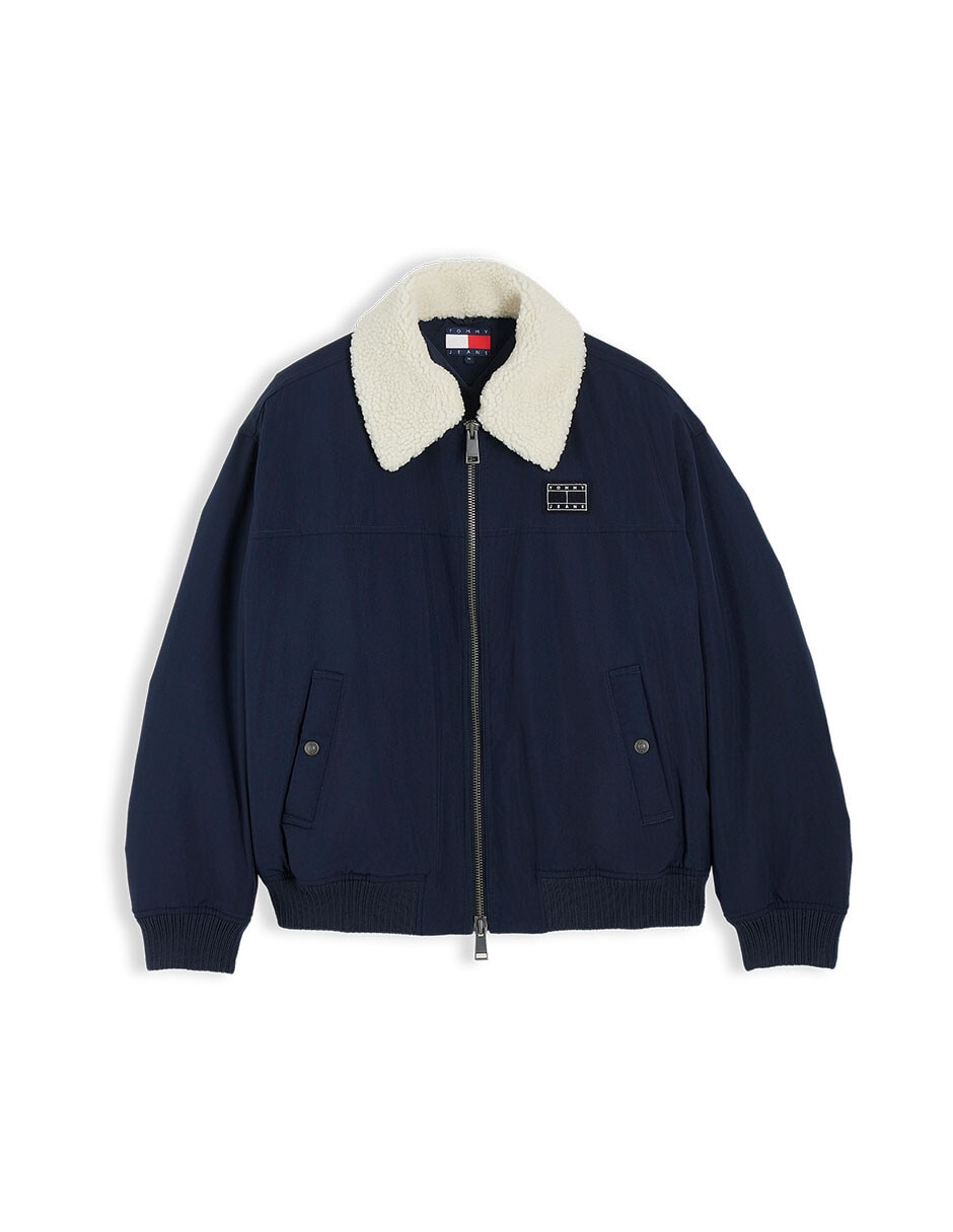 Chamarra bomber con bolsillos para hombre Chamarra bomber con bolsillos para hombre