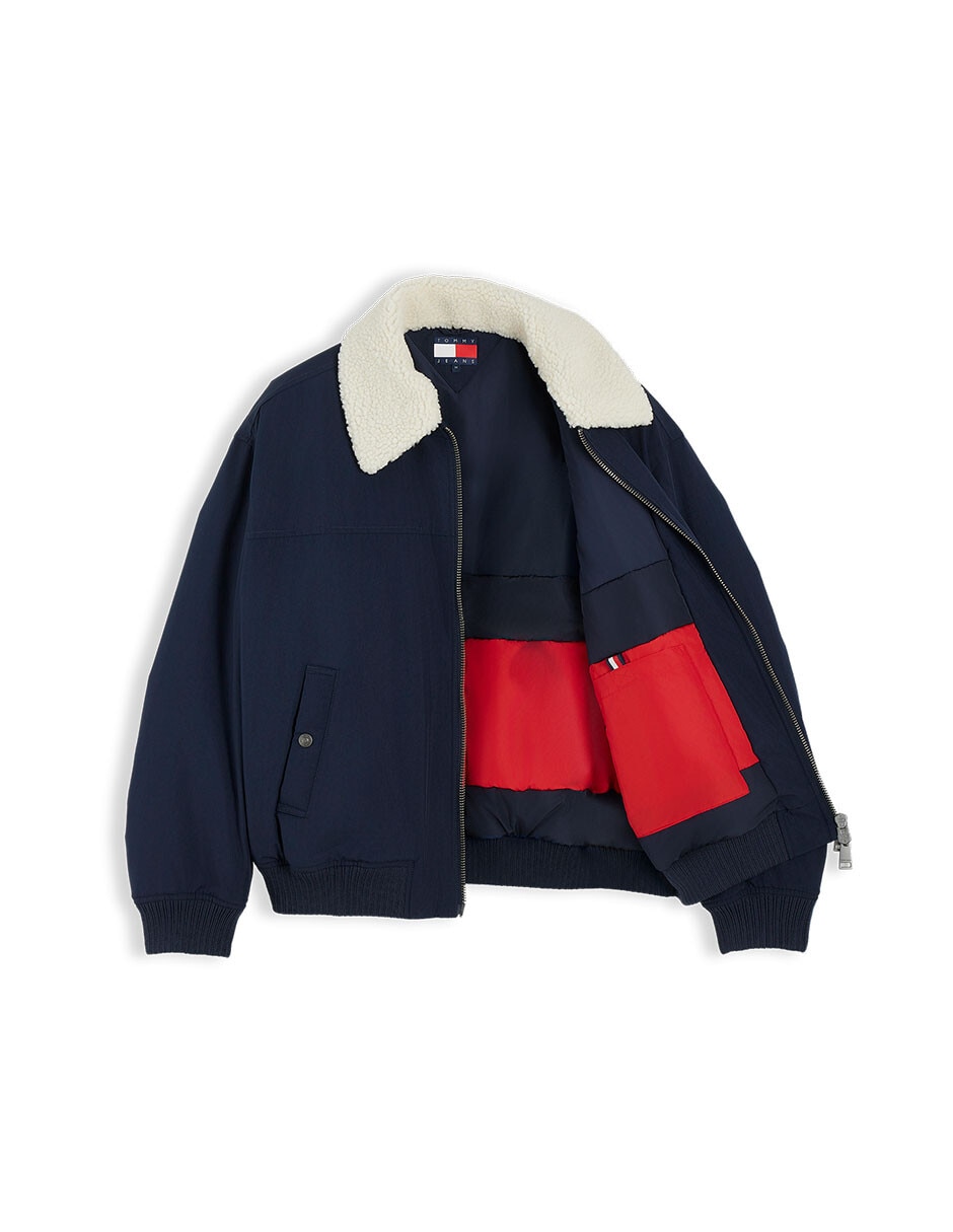 Chamarra bomber con bolsillos para hombre 3
