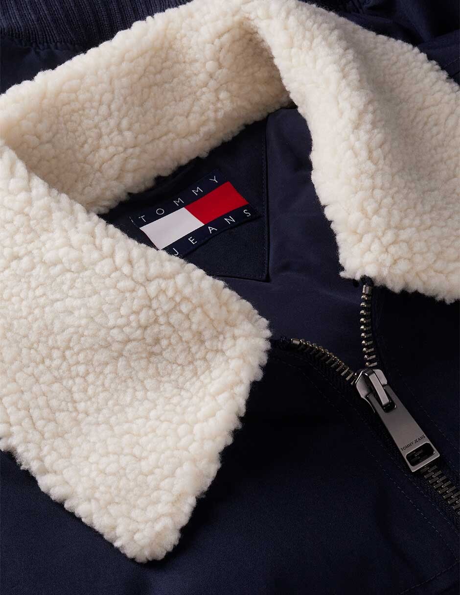 Chamarra bomber con bolsillos para hombre 2