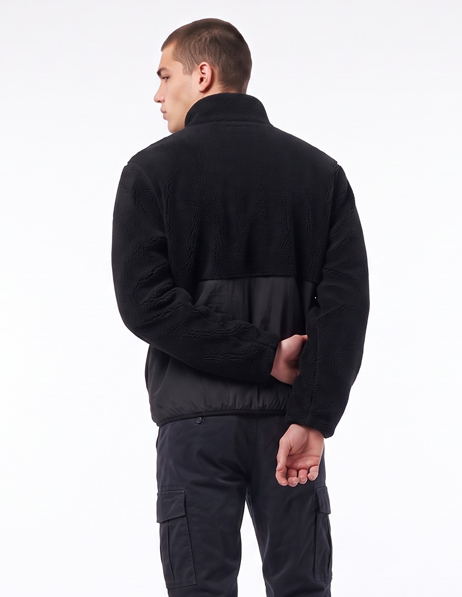 Chamarra bomber con bolsillos para hombre 2