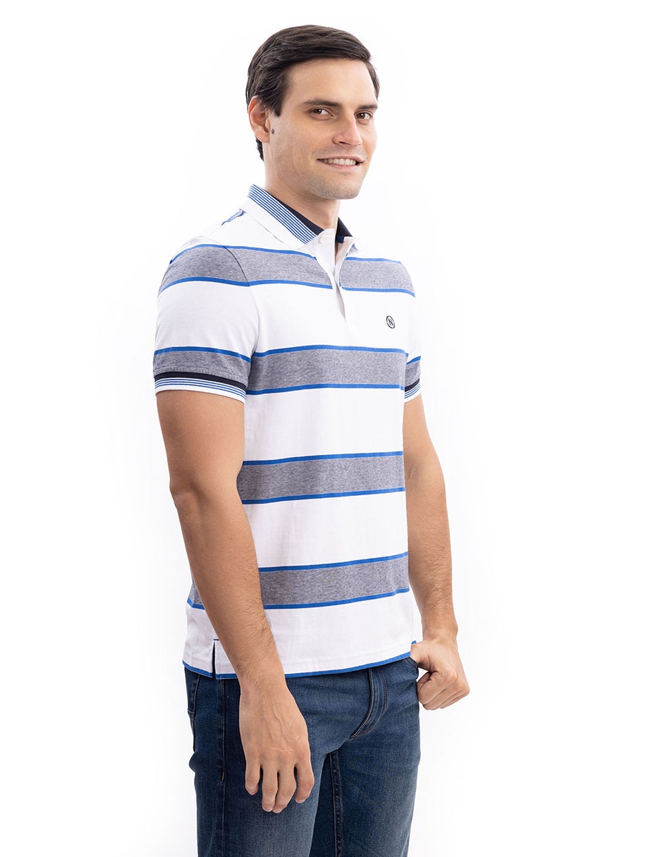 Playera cuello polo para hombre