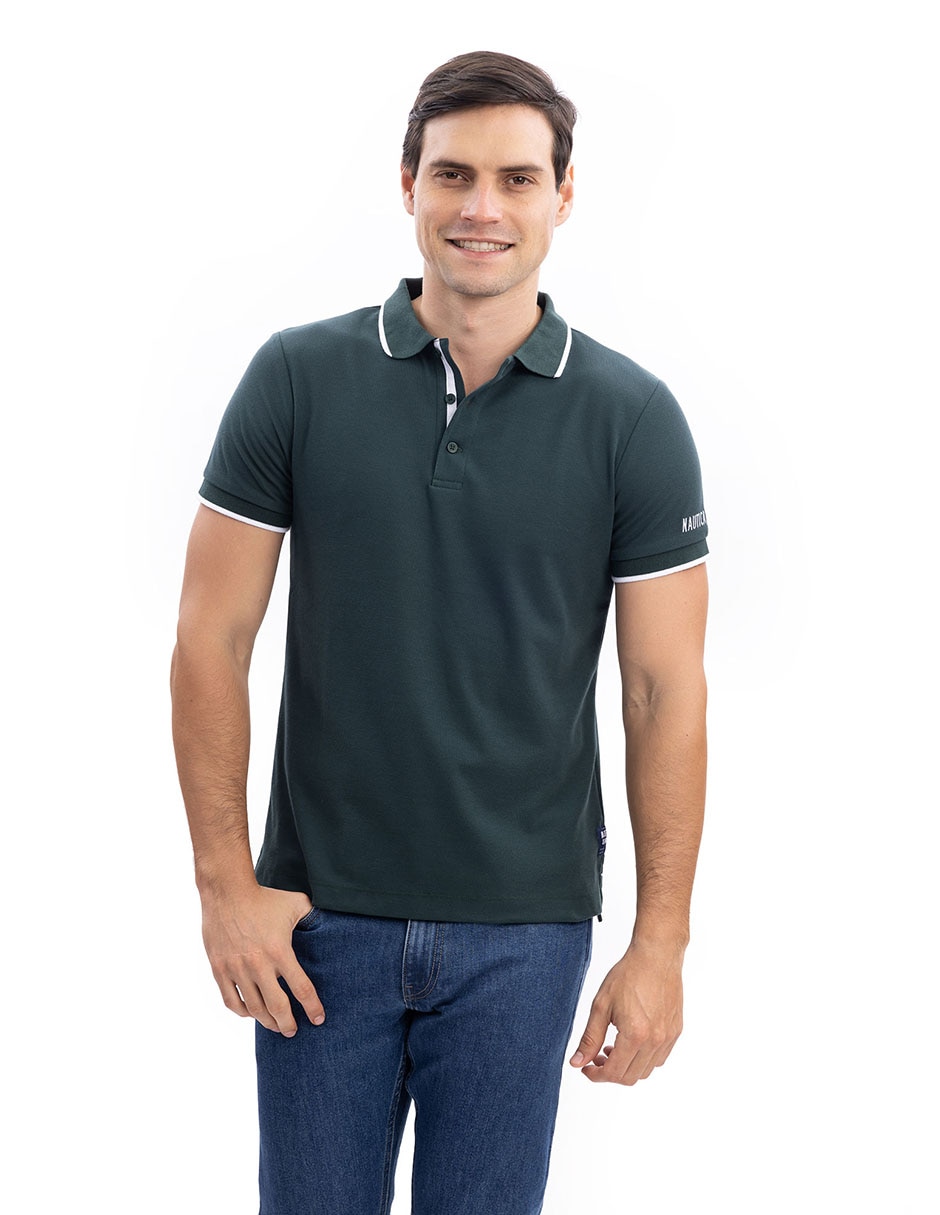 Playera cuello polo para hombre